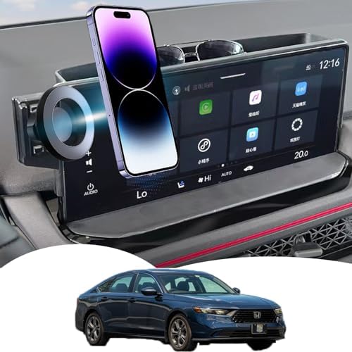 Custom Fit Magnetic Phone Holder for 2024 Honda Accord – Ultimate Hands-Free Accessory for All Smartphones – Enhanced Stability & Quick Installation for Safe Driving – Perfect for i Phone 12-16 & More – Elevate Your Navigation Experience with Durable Design
