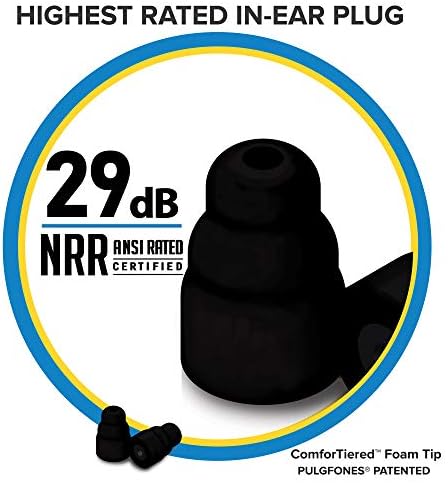 Plugfones Protector VL Audio Earbuds – OSHA Compliant Noise-Reducing Earplugs with Premium Sound Quality for Industrial Use, Black & Red Design for Enhanced Comfort and Connectivity
