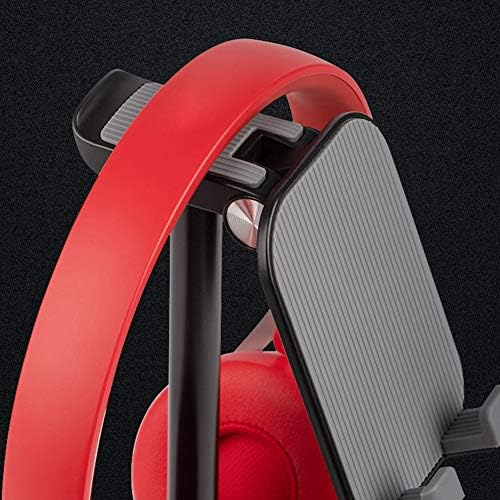 Premium Aluminum Alloy Headphone & Kindle Holder – Ergonomic Desktop Organizer for Headphones and e Readers Up to 11 Inches – Stylish Silver Finish with Secure Non-Slip Base for Optimal Stability and Clutter-Free Workspaces