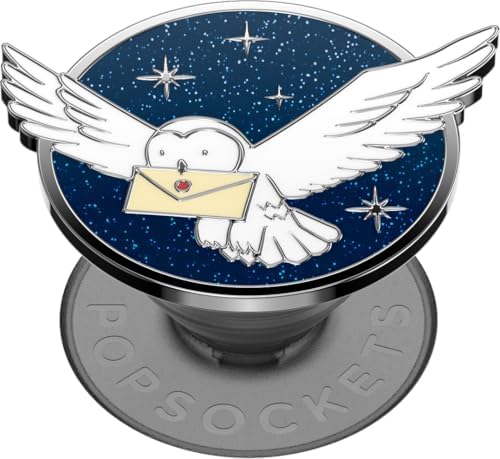 Customizable Enamel Hedwig Mag Safe Pop Socket Grip – Ultimate Magnetic Phone Stand for i Phone – Hands-Free Viewing & Effortless Wireless Charging – Secure Texting, Selfies, and Streaming Companion