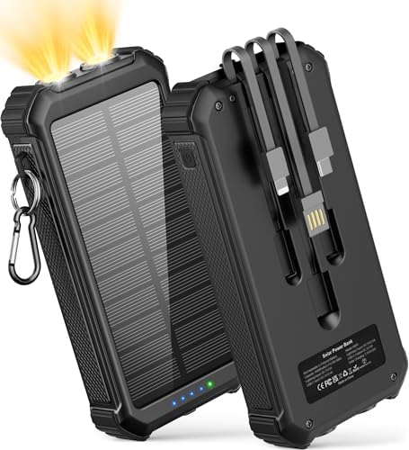 LATIMERIA 45800 m Ah Solar Power Bank – High-Capacity Portable Charger with QC 3.0 Fast Charging, USB-C Connectivity, and Eco-Friendly Solar Technology for i Phone, Samsung, Google Devices – Ultimate Reliability for On-the-Go Power Solutions