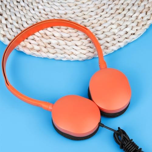 Bulk 24-Pack Kids Classroom Headphones – Durable Wired Earphones with Adjustable Headband for Enhanced Learning Environments (Black) – Ideal for Group Activities and Student Engagement
