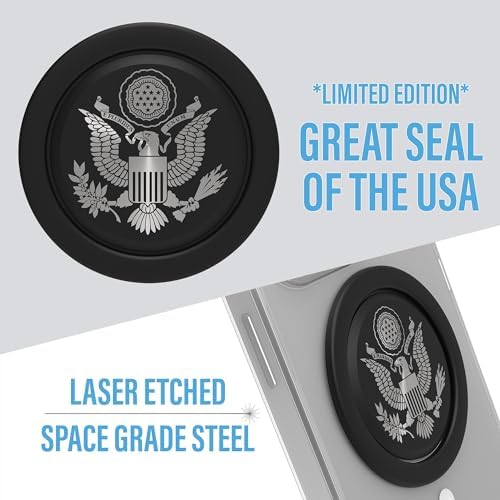 Revolutionize Your Smartphone Interaction with Tango Ultra Thin Grip for Mag Safe – Limited Edition BEE | One-Handed Access, Expansive 10 x Versatility, Space-Grade Steel Durability, Seamless Wireless Charging, and Built-In Kickstand for Ultimate Convenience and Style