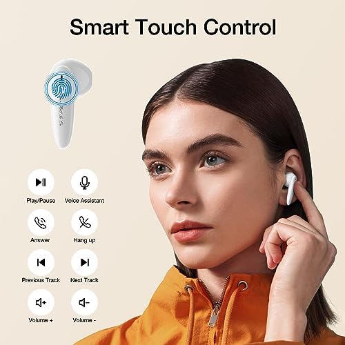 Stylish Bluetooth Earphones for Women – Pendant Necklace Design Wireless Headphones with Advanced Noise Cancellation, 30-Hour Playback, and IPX5 Waterproof Feature for i Phone & Android – Perfect Blend of Elegance and Functionality