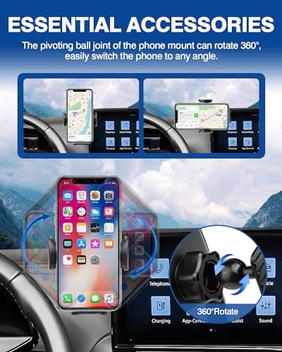Autorder 360-Degree Rotating Car Phone Holder for Toyota Corolla 2019-2025 & Corolla Cross 2022-2025 – Hands-Free Air Vent Mount for Optimal Navigation & Communication – Durable & Sleek Design for Enhanced Driving Safety and Convenience
