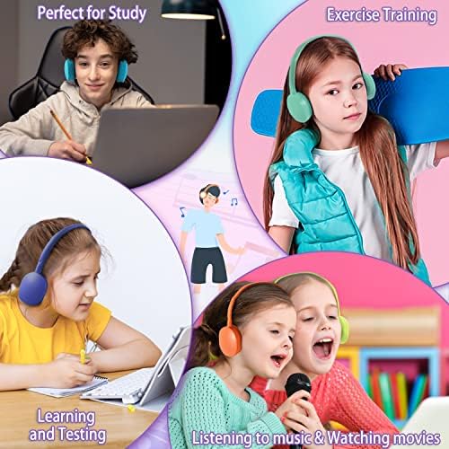 Colorful Classroom Headphones for Kids | Durable 6-Pack Wired Earbuds with Adjustable Fit | Engaging Audio Experience for Enhanced Focus | Compatible with Computers & Chromebooks | Perfect for Group Learning Activities and Young Learners