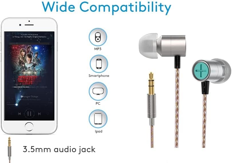 Transform Your Listening Journey with keephifi BLON BL-T3 High Fidelity In-Ear Monitors – Premium 11 mm Copper Clad Diaphragm for Deep Bass and Crystal Clear Vocals, Ergonomically Crafted for All-Day Comfort, Perfectly Suited for Sports, Gaming, and Music Enthusiasts, Enhanced Device Compatibility Featuring Built-in Mic for Effortless Hands-Free Communication – Lightweight Yet Durable Design to Complement Your Active Lifestyle