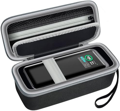 Premium Carrying Case for Anker Prime Power Bank 27,650 m Ah – Travel-Friendly Charger Storage Holder with 3-Port Design for Enhanced Charging Speed and Organization, Durable Grey Finish