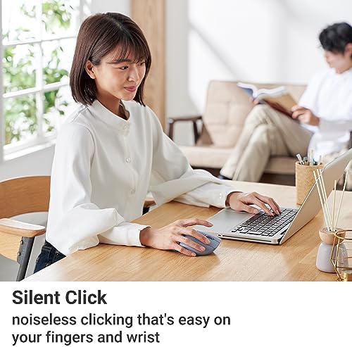 Elevate Your Productivity with the ELECOM Wireless Ergonomic Mouse – Silent Click, 2000 DPI Precision, 20-Month Battery Life, and Stylish White Design for PCs, Macs, and Laptops – Perfect for Home or Office Use