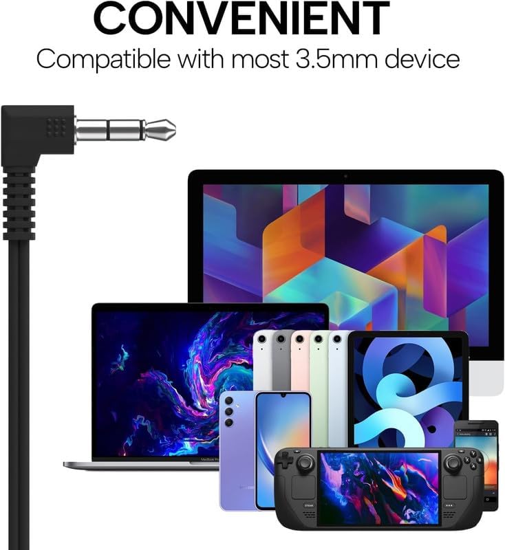 Maeline 20-Pack Tangle-Free Stereo Earbuds – Premium Wired Headphones for K-12 Classrooms, Libraries, Travel, and Fitness – High-Fidelity 3.5 mm Compatibility for Phones, Tablets, and Laptops – Sleek Jet Black Design for Ultimate Convenience and Storage Efficiency