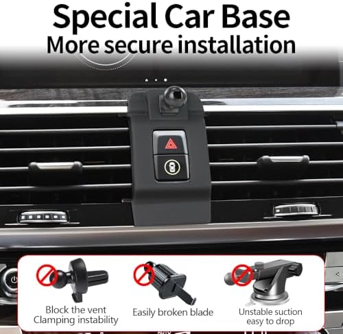 BMW X3 & X4 2022-2024 Car Phone Holder – Premium Dashboard Mount for Secure Smartphone Navigation & Hands-Free Convenience – Stylish Auto Accessory with Enhanced Compatibility & Easy Installation