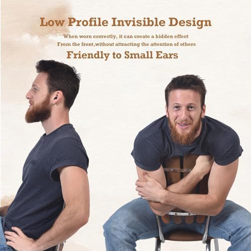 Invisible Mini Bluetooth Earbuds for Small Ear Canals – Discreet Skin Tone Design for Seamless Comfort in Sleep and Active Lifestyles – Lightweight, Sweat-Resistant with Superior Audio Clarity and Effortless Pairing – Perfect Companion for Travel and Daily Use
