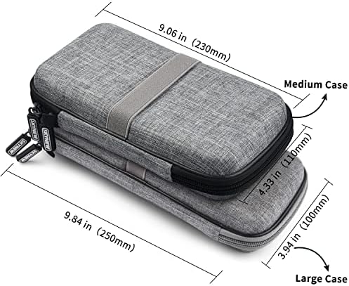 Ultimate Medium Power Bank Hard Travel Case for RAV Power, Anker, INIU, and Miady Models – Durable EVA Storage Solution with Enhanced Protection and Accessibility for Portable Chargers on the Go