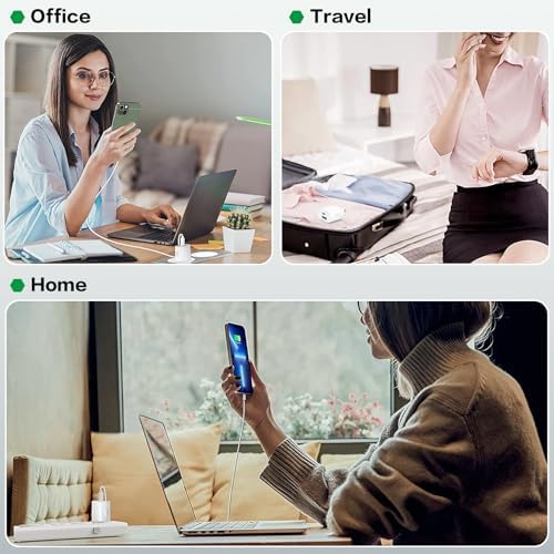 Rapid Charge USB C Charger Block 5 Pack – 20 W Power Delivery Fast Charging Cube for i Phone 16/15/14 Pro Max, Air Pods, Galaxy, and Pixel Devices – Compact & Portable Multi-Device Charging Solution with Enhanced Safety Features for Optimal Performance