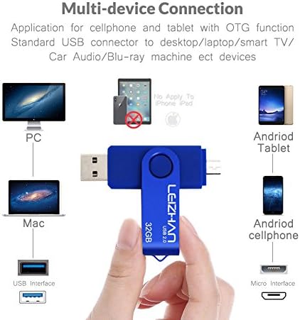 Unlock Ultimate Storage with LEIZHAN 128 GB OTG Flash Drive – Fast USB 2.0 Micro Pendrive for Android Devices, Perfect for Samsung Galaxy, Xiaomi, LG, Sony, One Plus, HTC, and Meizu – Reliable, Portable Memory Solution for Photos, Videos, and Documents