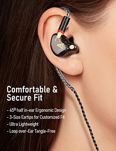 Elevate Your Audio Experience with Vibes 201 ML Wired Earbuds – Premium Noise-Isolating In-Ear Headphones Featuring Enhanced Bass, Integrated Microphone, and Versatile Lightning to 3.5 mm Adapter – Includes Customizable Ear Tips, Tangle-Free Braided Cable, and Durable Portable Case for Ultimate Convenience and Longevity