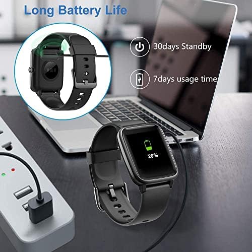 Effortless Power: Dual-Pack Basznrty S52 Smart Watch Magnetic USB Charging Cables – Fast Charging Solution in Black & White for Ultimate Versatility and Style – Essential Smartwatch Accessory for Seamless Connectivity and Fitness Tracking