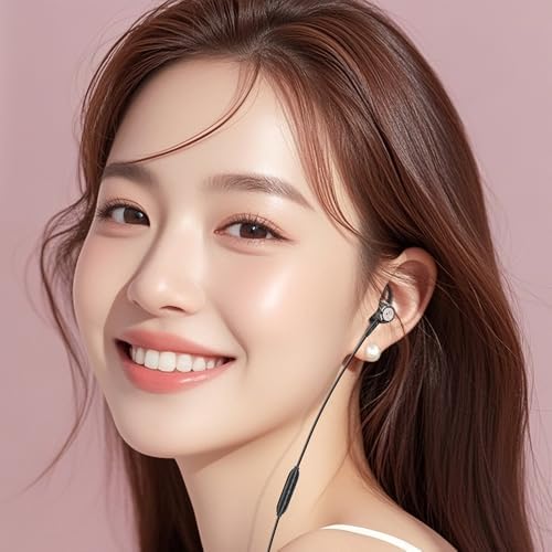 Transform Your Listening Journey with High-Performance In-Ear Wired Earbuds: Exceptional Deep Bass, Crystal Clear HD Sound, Advanced Noise Isolation, Ergonomic Design for Comfort, Versatile 3.5 mm Jack Compatibility, Integrated Microphone for Seamless Communication, Ideal for Music Lovers and Gamers Alike