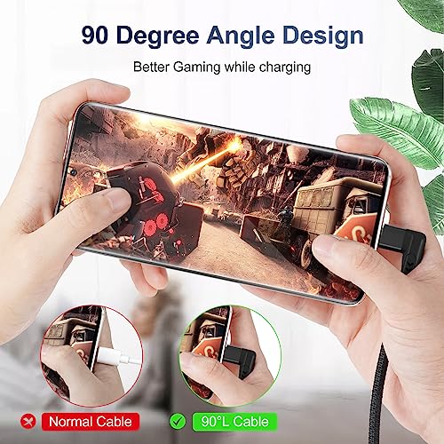 High-Performance 100 W USB C Extension Cable 0.3 FT – 2 Pack | 10 Gbps Right Angle Male to Female Adapter for Seamless Charging & Data Transfer | Compatible with Mac Book, i Pad Pro, Nintendo Switch & Steam Deck | Enhanced Durability & Versatile Connectivity Solutions