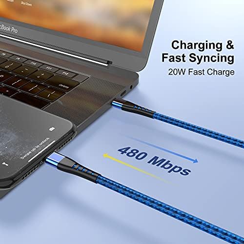 Premium 4 Pack USB C to Lightning Charging Cables – 6 FT Fast Charging Cord for i Phone 14 & Earlier Models – Durable, High-Performance Replacement for Apple Charger – Enhanced Compatibility for Quick Charge Needs – Perfect for Home, Office, and Travel Use