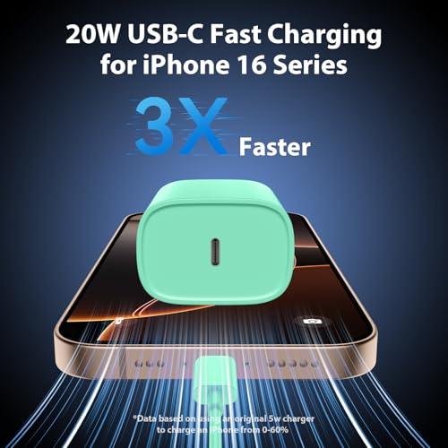 Experience Rapid Power Revitalization with the 20 W USB-C Fast Charger for i Phone 15 Pro Max – Complete with 6.6 FT Robust Cable for Ultimate Flexibility and Compatibility with i Pad Pro – Your Ideal On-the-Go Charging Solution with Enhanced Safety Features and Efficient Energy Delivery.