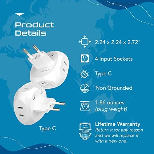 Ultimate Compact Travel Power Adapter for UK & Ireland – Dual USB & USB-C Fast Charger with 3.1 A Output – Type G Plug Converter for Seamless Global Connectivity in Hong Kong, England, Dubai, and Saudi Arabia – Safe, Efficient Design for Smart Travelers