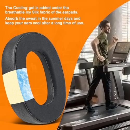 Upgrade Your Jabra Elite 85 h Experience with SOULWIT Cooling Gel Ear Pad Cushions – Advanced Breathable Foam for Optimal Noise Isolation and Comfort During Long Listening Sessions