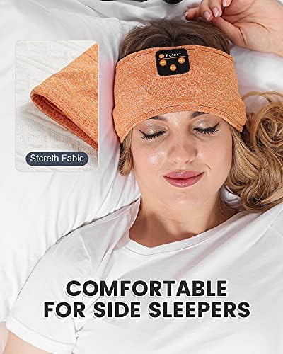 Fulext Bluetooth Sleep Headphones Headband – Ultimate Comfort for Side Sleepers, Thin HD Stereo Sound Quality – Ideal for Insomnia Relief and Travel Convenience – Perfect Gift for Men and Women – Enhanced Compatibility, Long-Lasting Battery Life for All Night Relaxation