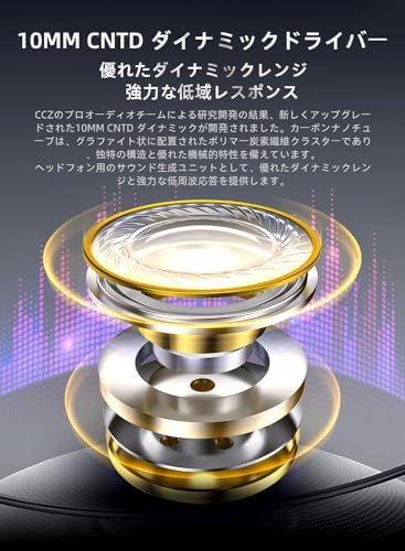 Kinboofi CCZ BC04 Premium High-Frequency IEM Wired Earbuds with Oxygen-Free Copper Cable – Ultimate Stereo Sound Experience for Musicians and Audiophiles – Ergonomically Designed for Comfort with In-Line Microphone for Effortless Control – Transform Your Listening Journey with Exquisite Clarity and Depth