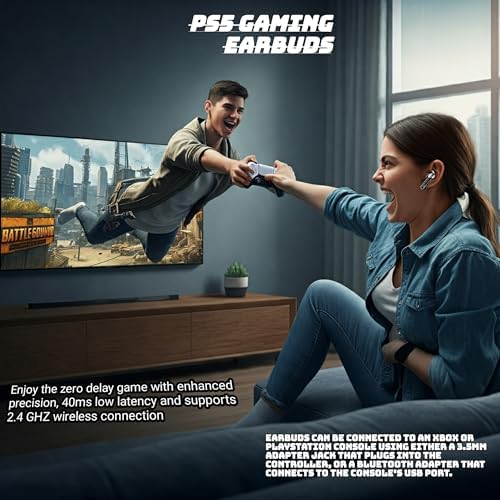 RAHMANIA 5.4 Bluetooth Wireless Earbuds – Next-Gen Noise Cancelling Headphones for i Phone & Gaming – 47-Hour Continuous Playtime, Deep Bass Sound – Ultimate Portable Charging & Crystal-Clear Call Clarity for On-the-Go Music Enthusiasts