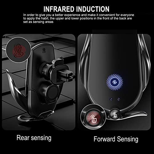 Custom Wireless Car Charger Phone Mount for Toyota RAV4 (2019-2022) – Fast Charging Holder for i Phone & Samsung – Sleek Silver Design for Ultimate Convenience and Safety on the Go