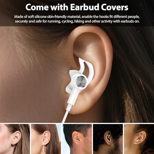 High-Fidelity USB C Wired Earbuds for Samsung and i Phone – Ergonomic Type C Stereo Earphones with Microphone, Volume Control & Magnetic Design for Ultimate Comfort – Enhance Your Audio Experience on Android Devices & i Pads in Sleek Black