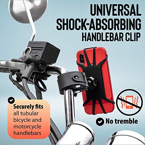 Revolutionary 2025 Universal Phone Mount for Bicycles and Motorcycles – The Ultimate Secure Phone Holder for i Phone & Samsung Devices – Exceptional Stress-Resistant Design with Enhanced Adjustability for Optimal Viewing – Experience Unmatched Safety and Comfort on Every Ride – Your Go-To Bike Accessory for Hands-Free Navigation and Connectivity