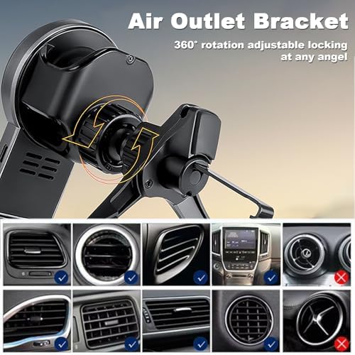 Ultimate 3 in 1 Wireless Car Charger – 15 W Fast Charging Phone Holder & Foldable Magnetic Mount for i Phone, Android, Apple Watch & Air Pods – Unmatched Compatibility & Speed for Seamless On-the-Go Charging