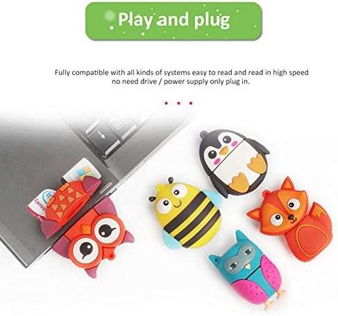 LEIZHAN 16 GB Fruit-Shaped USB Flash Drive Set – Adorable Pineapple, Carrot, Banana, and Strawberry Designs for Fun Data Storage – Perfect Gift for Students and Professionals – 64 GB Total Capacity with Enhanced USB 2.0 Compatibility – Lightweight and Durable Memory Sticks for Easy File Transfer and Backup