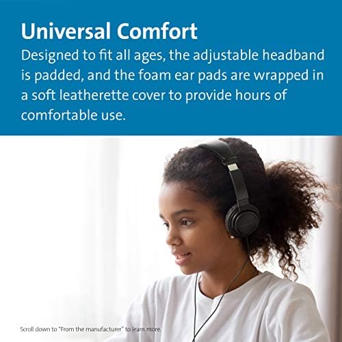 Kensington Hi-Fi USB-C Over-Ear Headphones – Immerse Yourself in Premium Sound with Built-in Mic for Clear Calls, Exceptional Comfort, and Superior Noise Isolation Perfect for E-Learning and Professional Use