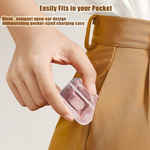 Revolutionary Open Ear Wireless Bone Conduction Headphones with Earhooks – Sport-Ready Bluetooth Earbuds for Active Lifestyles, Enhanced Comfort, and Surroundings Awareness, Perfect for Workouts and Daily Use