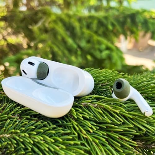 Upgrade Your Listening Experience with Comply Memory Foam Earbud Tips for Apple Air Pods Pro 1 & 2 | Superior Comfort & Secure Fit | Premium Noise Isolation Design | Anti-Slip Technology | Black, Medium (3 Pairs) for Enhanced Sound Quality and Longevity