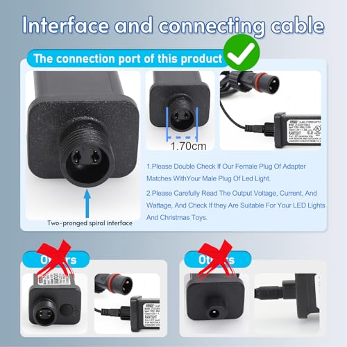 High-Performance 4.5 V Outdoor Power Supply Transformer for CZJUTAI JT-DC045 V1333-C – Reliable Adapter for Christmas Lights, Projectors & Lawn Decor – IP44 Waterproof for All-Weather Use, 6 W Efficiency Guarantees Brilliant Holiday Displays, Enhance Your Seasonal Ambiance with Trusted Power Solutions