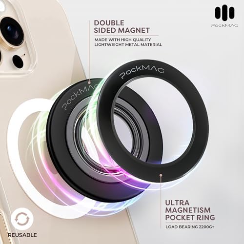 Revolutionary 2025 Pocket Magnet Phone Holder – 360° Magnetic Grip & Kickstand for i Phone 16 Pro Max, 15, 14, 13, 12 – Unmatched Strength, Mag Safe Compatibility, and Effortless Portability for Enhanced Mobile Convenience