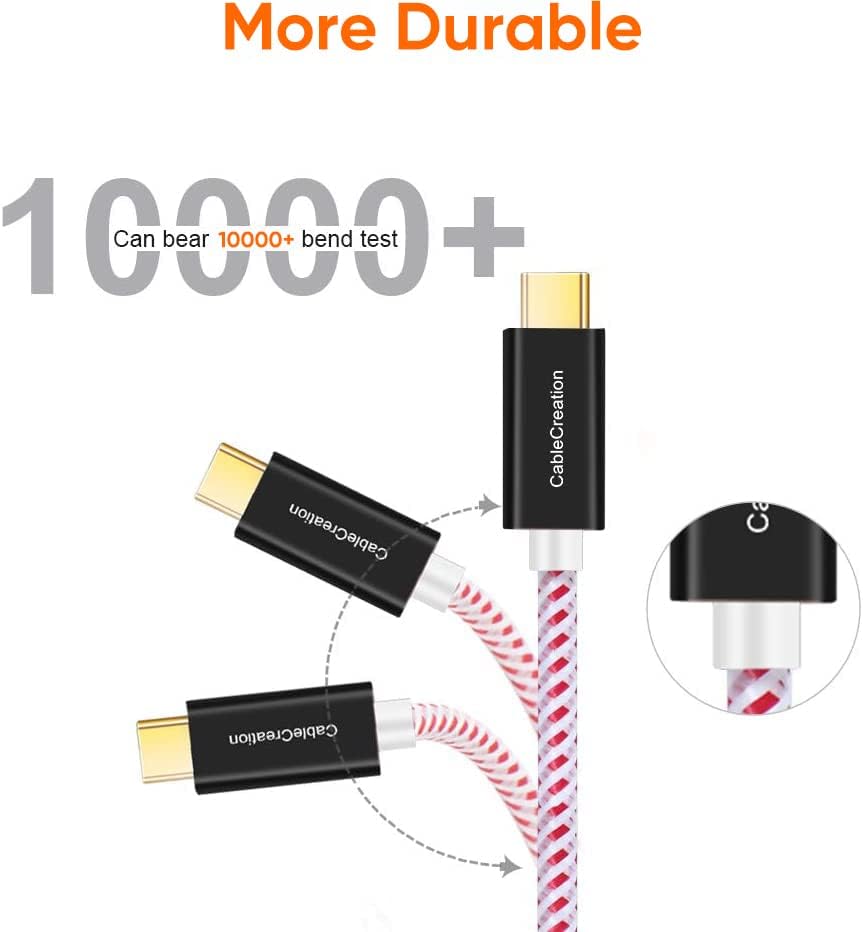 Compact USB C Cable Duo – 0.5 FT Braided Fast Charging Cables for Seamless Data Transfer | 3 A Power & 480 Mbps Speed | Ultimate Compatibility for Mac Book Air, Galaxy S22 Ultra, Stylus Pen, and More | Durable Design | Ideal for On-the-Go Connectivity