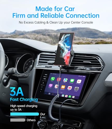 USB C to C 100W 3ft, 2Pack Coiled USB C Charger Cable for Car, Short Type C USBC Fast Charging Cable for iPhone 16/15/Pro/Plus/Pro Max/Samsung Galaxy S23, Compatible All Type C Devices – Enhanced Compatibility and Speed