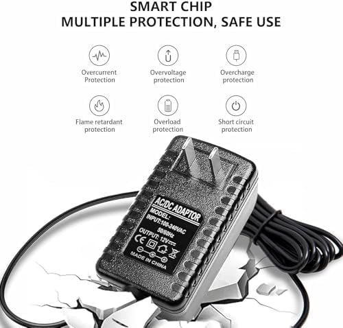 High-Efficiency 12 V 2 A Power Adapter for Fenchilin Hollywood Vanity Mirrors – Reliable AC-DC Charger for Ultimate Makeup Lighting & Compatibility with Hansong DC117-15 Models