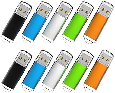 Wellsenn 32 GB USB Flash Drive Set – Vibrant Pack of 5 Portable Memory Sticks in Red, Blue, Green, Purple, and Orange – High-Speed Data Transfer for Effortless File Sharing and Storage Solutions – Ideal for Students and Professionals