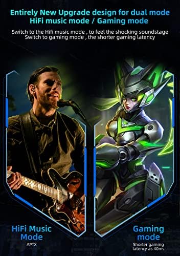 CCA BTX Bluetooth 5.2 IEM Adapter – Wireless Freedom with Waterproof Ear Hooks, Long-Lasting Battery Life, and Mic for Enhanced Audio Compatibility with KZ ZS10 PRO, ZSN Pro X, AS16, and More