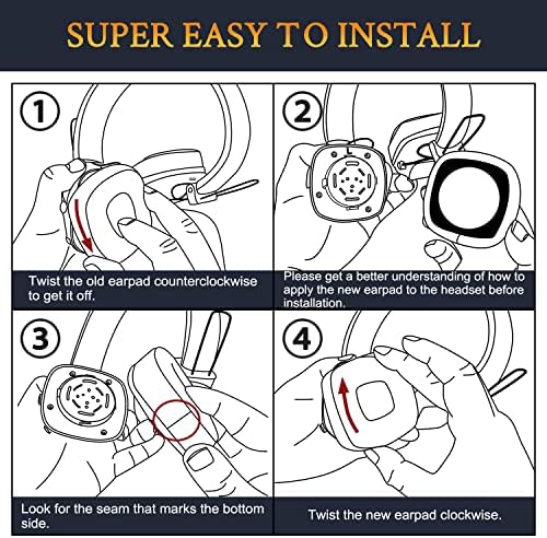 Upgrade Your Marshall Major I/II/III/IV/V Headphones with SOULWIT Cooling Gel Ear Pads – Premium Noise Isolation Cushions for Ultimate Comfort and Enhanced Sound Quality in Sleek Black Gold Design