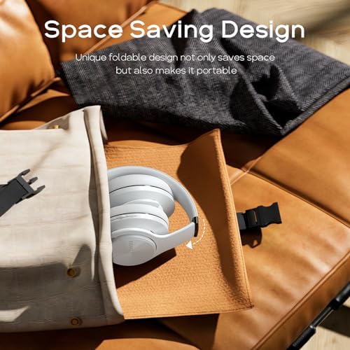 Transform Your Listening Journey with DOQAUS Over-Ear Bluetooth Headphones: 90-Hour Playtime, Tailored EQ Settings, and Superior Noise Cancellation for Unmatched Comfort and Audio Clarity in Music and Calls