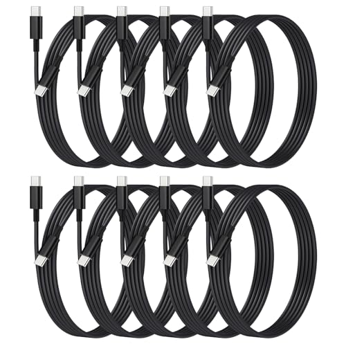 Weishan 20-Pack USB C Fast Charging Cables – Premium 48 W PD Power Delivery Cords, 3.3 ft Length for Enhanced Device Compatibility and Speed, Ideal for i Phone, i Pad, Laptops, and More – Durable Multipack for Home, Office, and Travel Charging Solutions