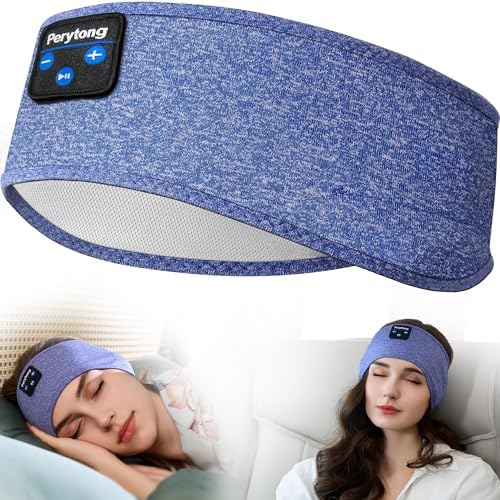 Perytong Wireless Bluetooth Sports Headband Headphones – Ultimate Comfort & Crystal-Clear Sound for Sleep, Yoga & Jogging – Perfect for Insomnia Relief, Meditation, and Easy Device Pairing