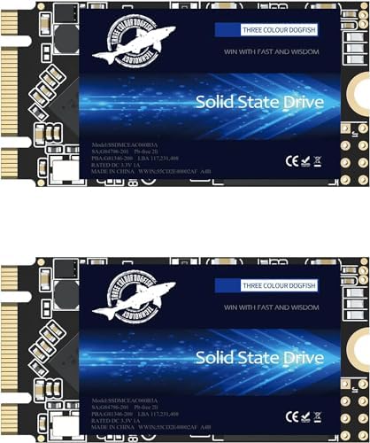 Unlock Lightning-Fast Computing with the Dogfish 500 GB M.2 2242 SATA III SSD – Perfect Upgrade for Desktops and Laptops with Enhanced Compatibility and Low Power Consumption for Ultimate Efficiency